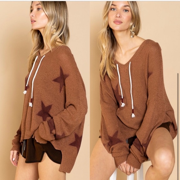 POL HOODED STARV SWEATER M - Picture 4 of 6